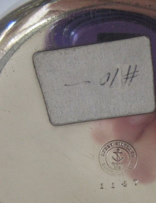 Antique Derby Silver Co Quadruple Plate Brides Basket Frame 1147