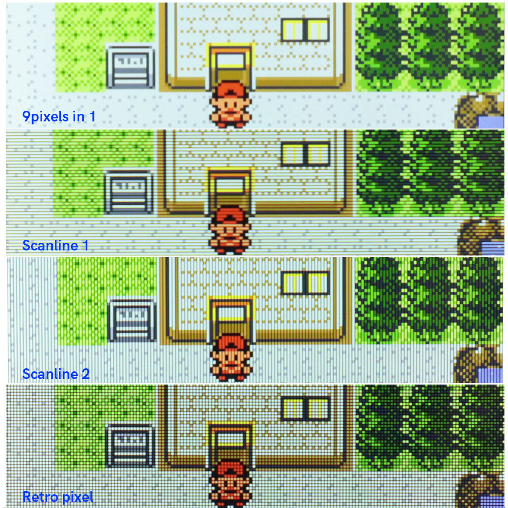 Drop In Menu IPS Backlight LCD Kit For Gameboy Color GBC W/Patterned Screen