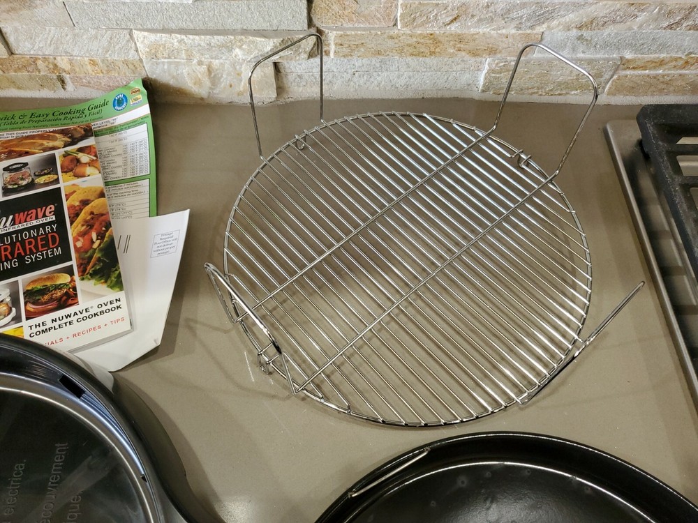 NuWave Replacement Pro Infared Oven Rack & Drip Pan, Manual Base Model 20356