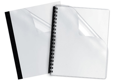 Clear Plastic Binding Covers - 7 Mil. -  100 Sheets