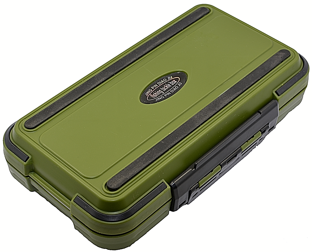 Fishing Tackle Box Lure Waterproof Compartments 2 Layer Hook Storage Case Hook