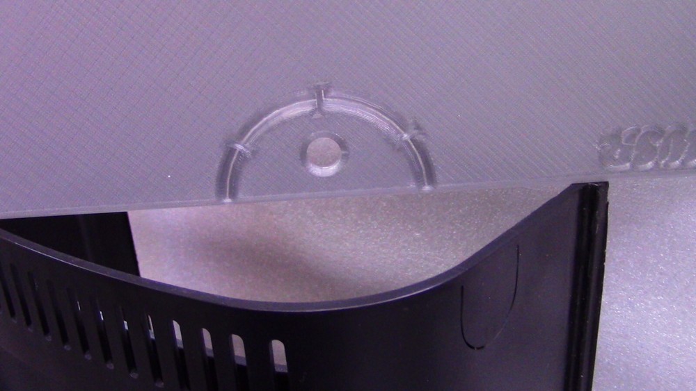 Aqueon Center (Megaflow) Overflow Lid Single Pack 3D Printed Light Gray