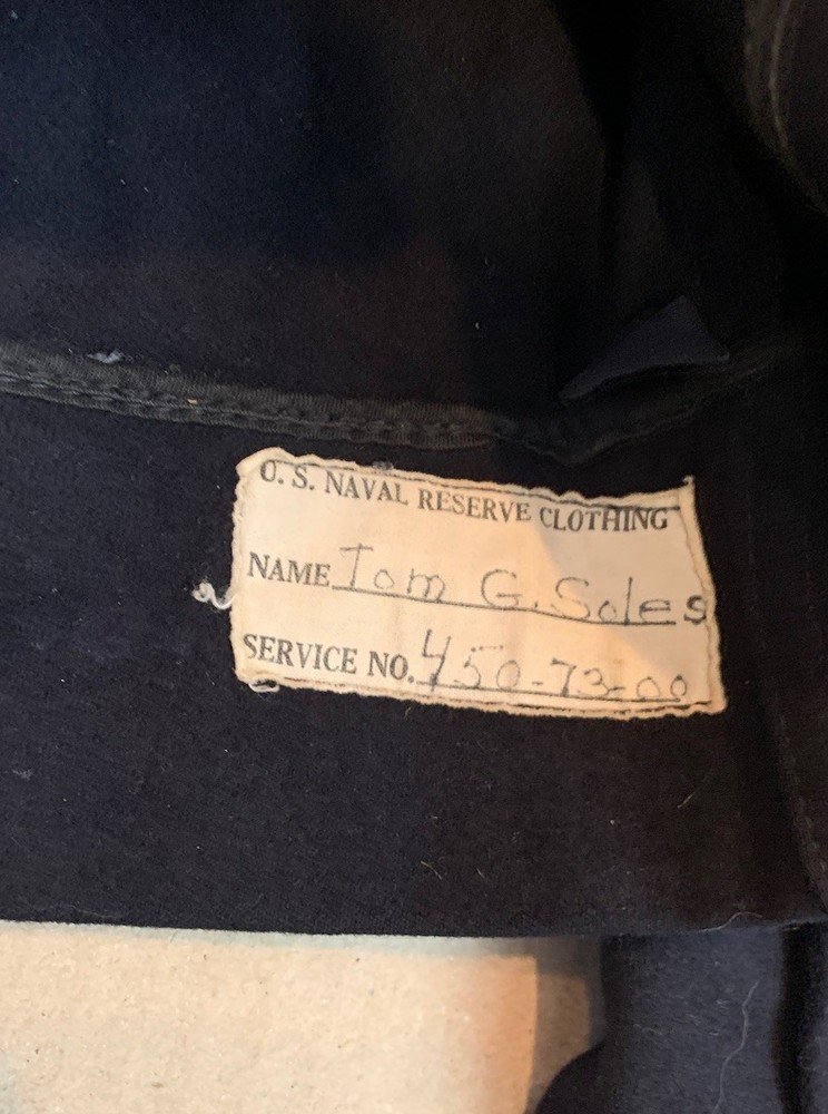Original WWII US Navy Wool Uniform Shirt