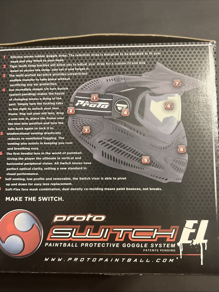 Proto Switch El Goggle System Black