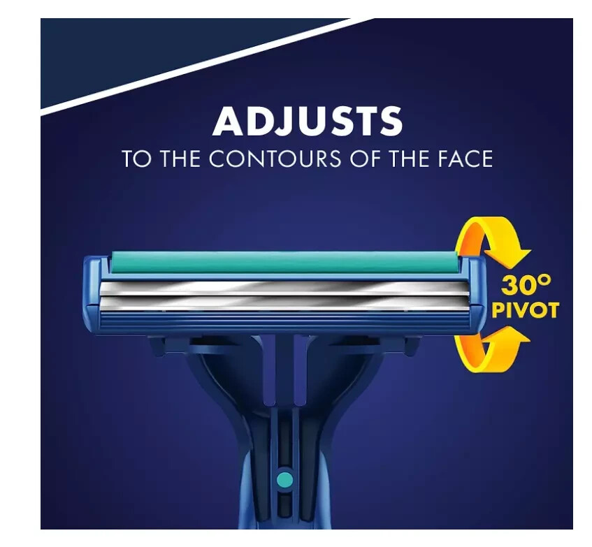 Gillette Sensor2 Plus Pivoting Head Men's Disposable Razors, 10 Count