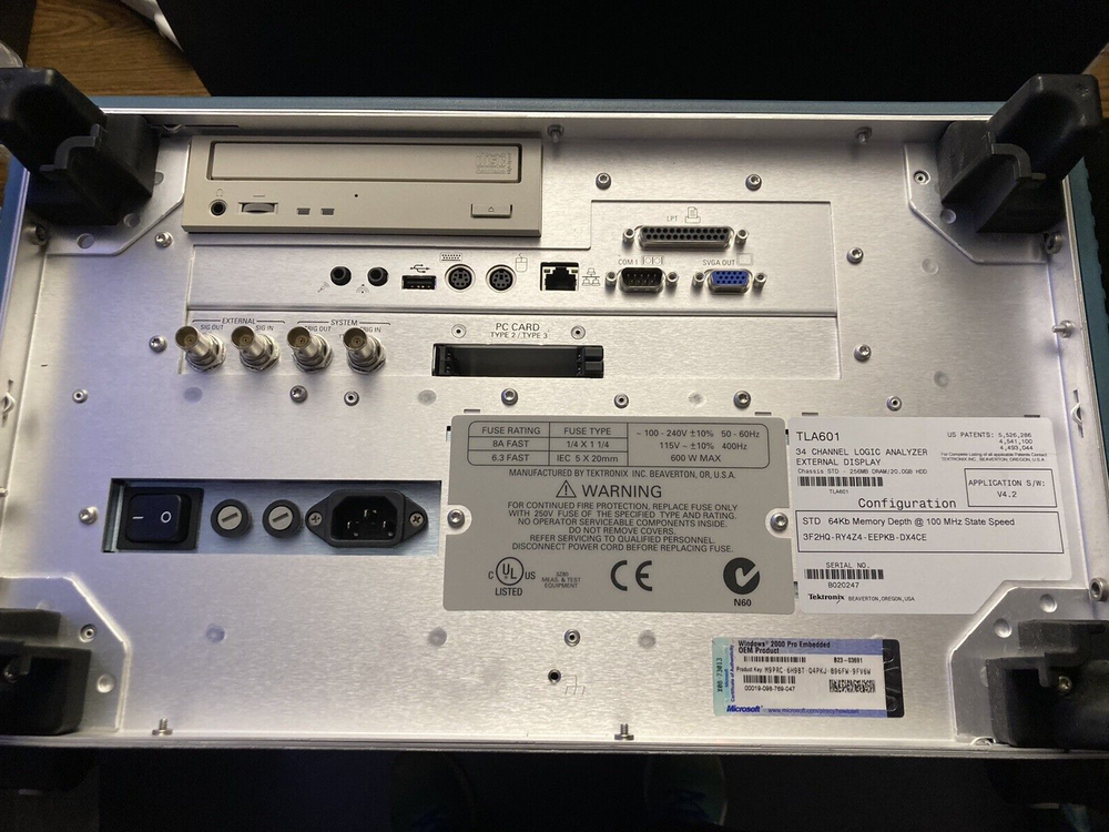 Tektronix TLA601 Logic Analyzer 34 Ch Works