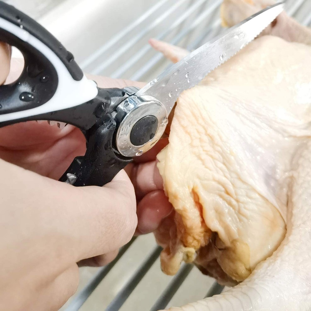 Ultra Sharp Stainless Steel Multi-function Kitchen Scissors Heavy Duty Shears