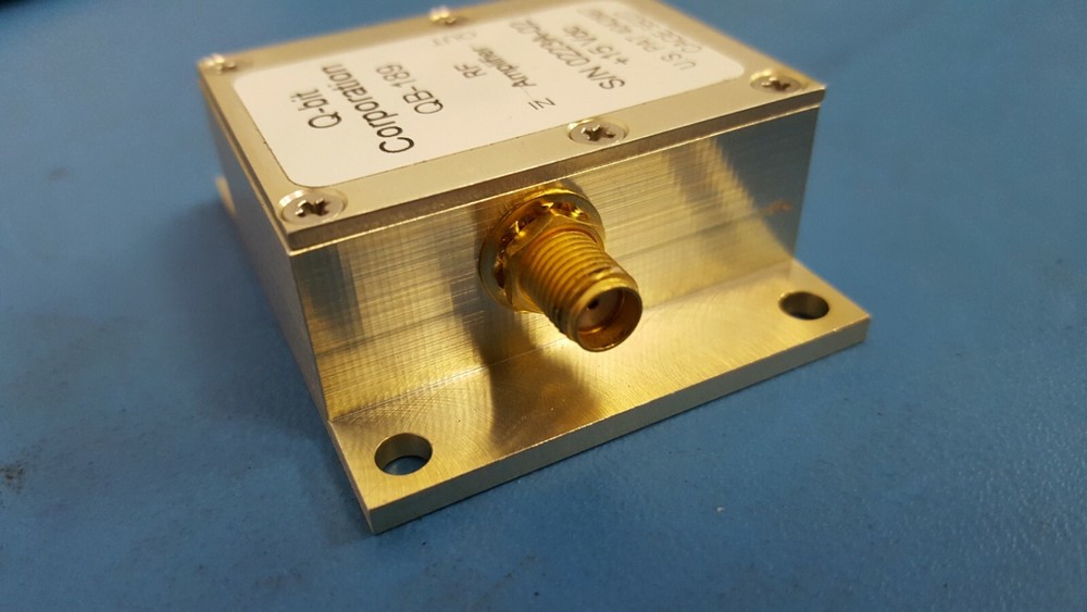RF Amplifier, 15VDC, Q-BIT CORP, QB-189