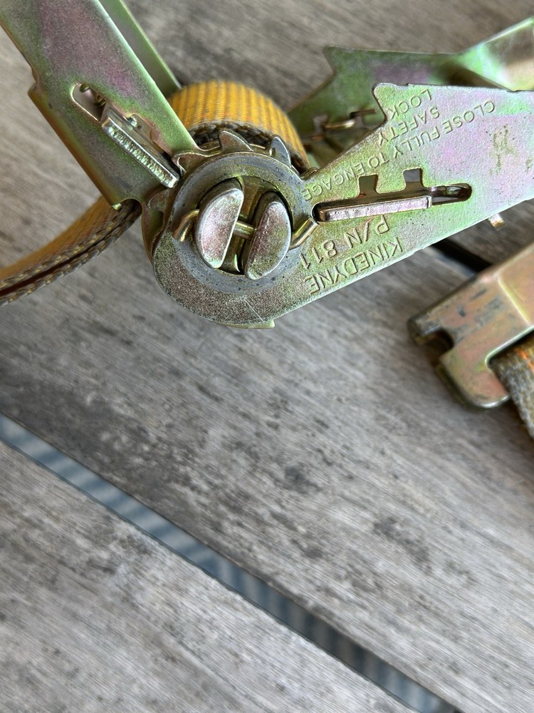 2 - Kinedyne E-Track Ratchet Strap 12'LX2" /1000lbs work load