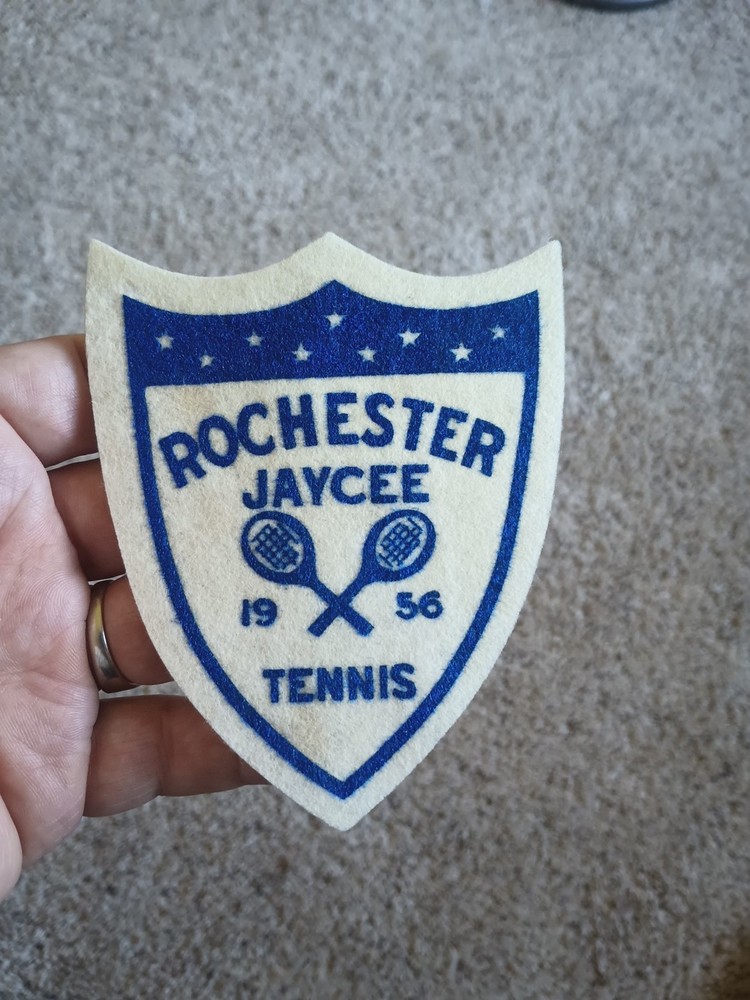 VINTAGE 1956 Tennis Team Patch