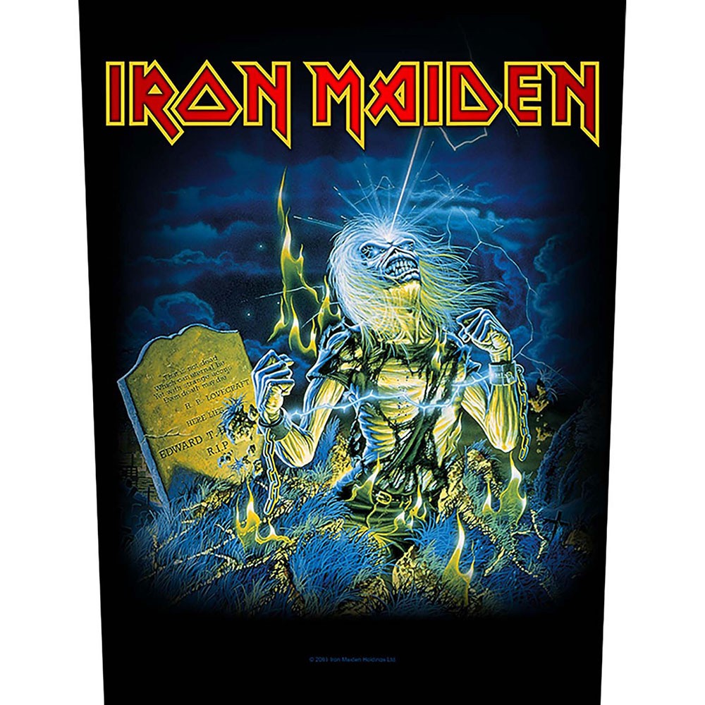 Men's Iron Maiden Live After Death Back Patch