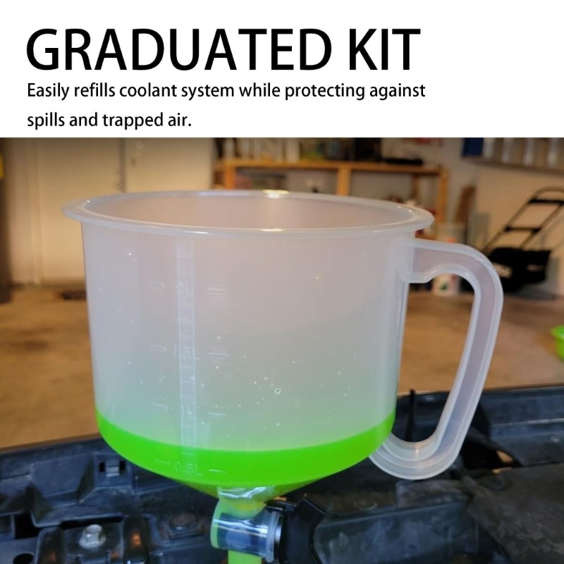 Complete 15 Component Automotive Coolant Dispenser System With Managed Flow Feat