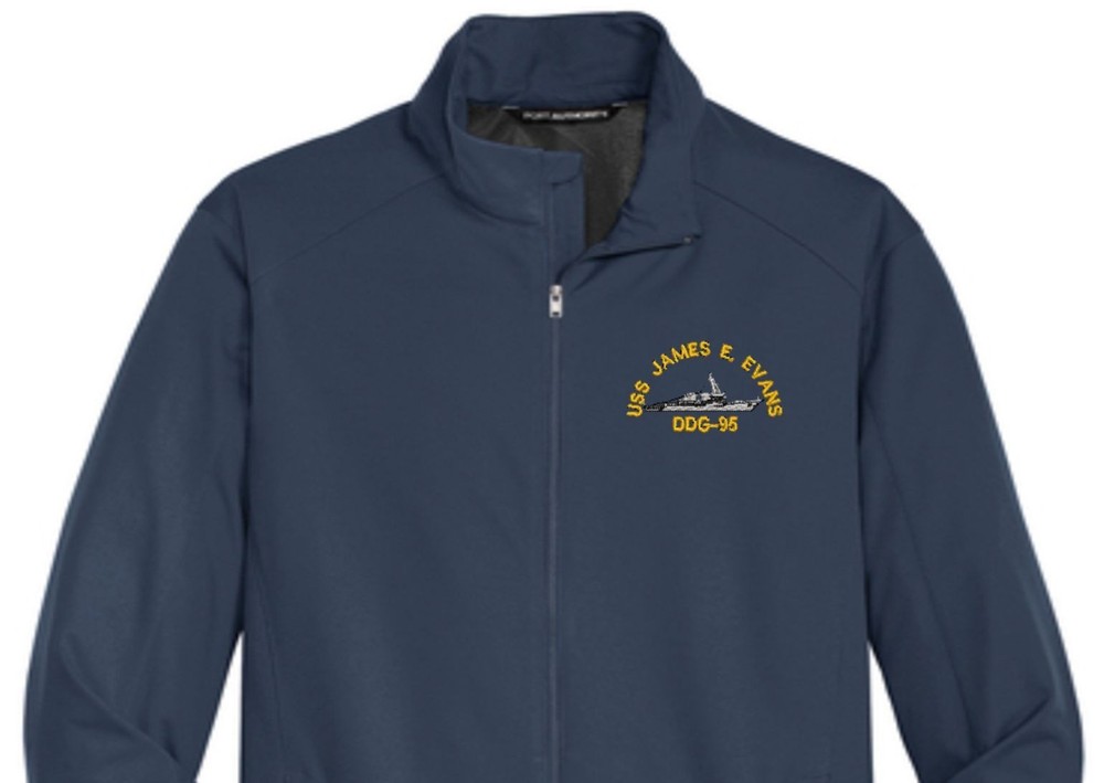 USS JAMES E WILLIAMS DDG-95 Soft Shell Jacket.  New.  U.S. Navy