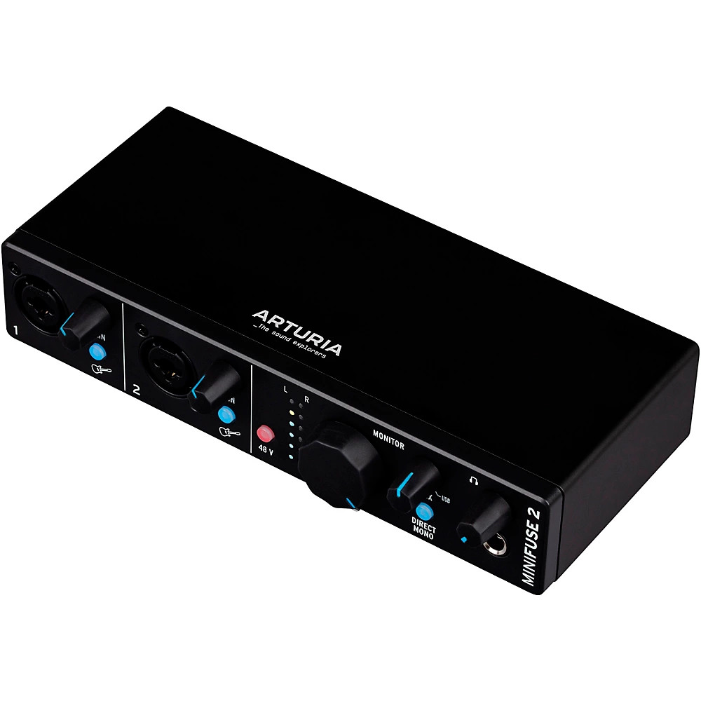 Arturia MiniFuse 2 USB Audio Interface, Black