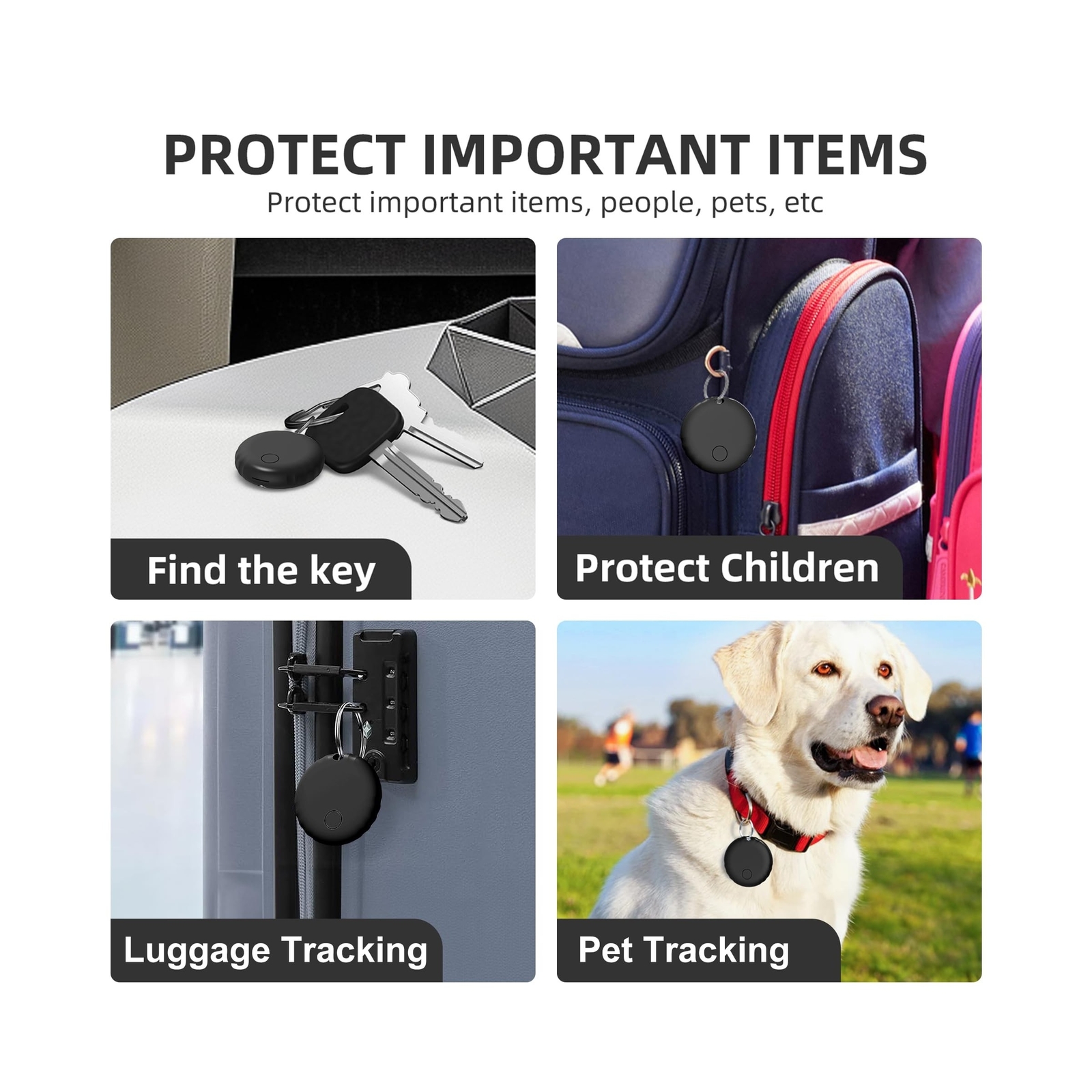 Air Tags, Smart Tag Works with Find My App (iOS Only), Keys Finder and Item L...