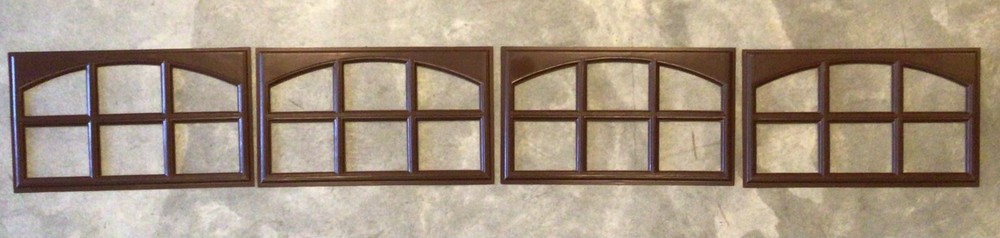 4 Amarr Cascade Replacement Insert for Short Panel Amarr Garage Doors Mahogany