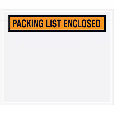 Packing List Envelopes, 5 X 6 1/2, Pl25