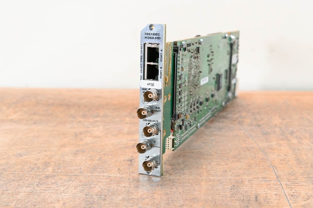 Evertz 7881DEC-H264HD H.264/AVC Decoder CG01KHX