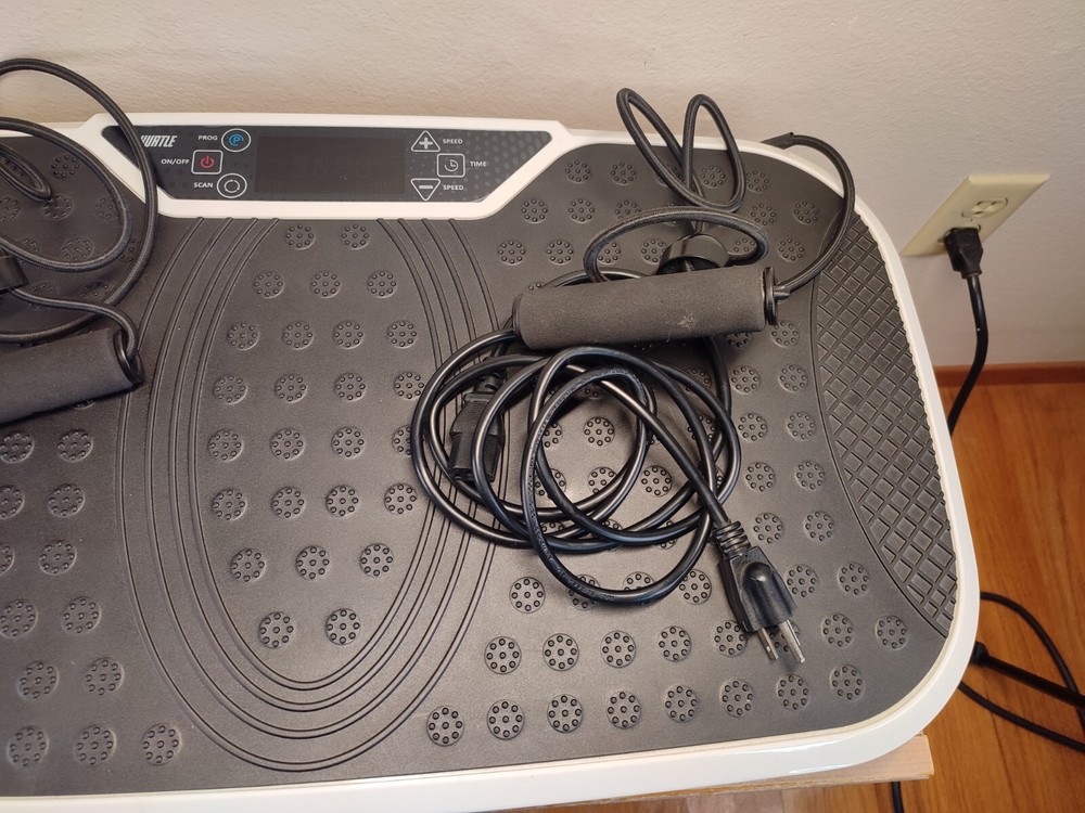 HURTLE *NO REMOTE* White Vibration Platform Board Exercise HURVBTR36