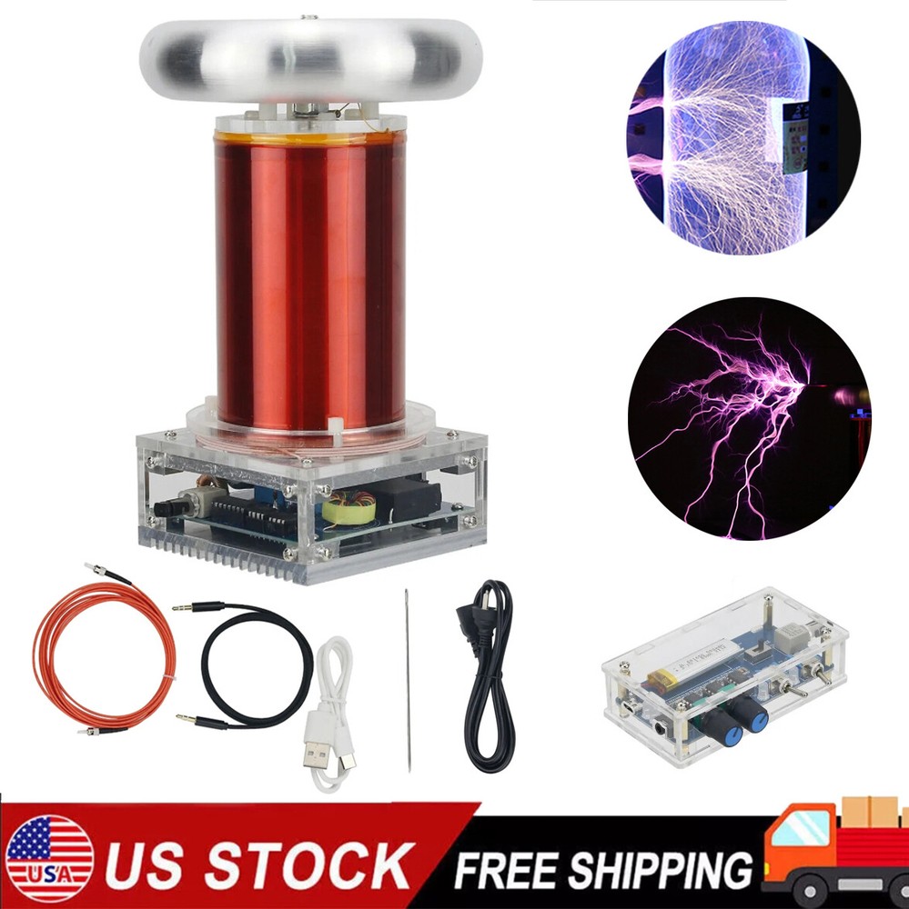 Solid State Coil Integrated Arc-Suppression DIY Kit for Music SSTC Tesla Coil US