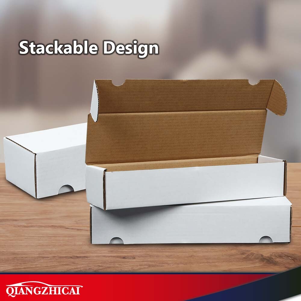 Storage Boxes LOT 800 Count CT Sports Cards Trading White MAX Pro Shipping New