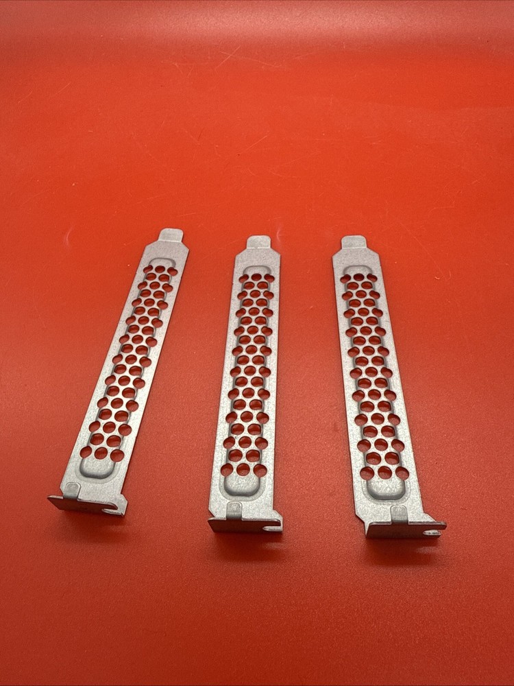 Quantity 3 - IBM Power8 Full Height PCI-e Vented Covers