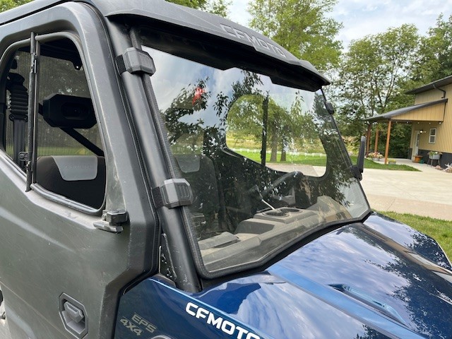 Front Windshield Clear Full Window Windscreen PC For 2021-2026 CFMOTO UForce 600