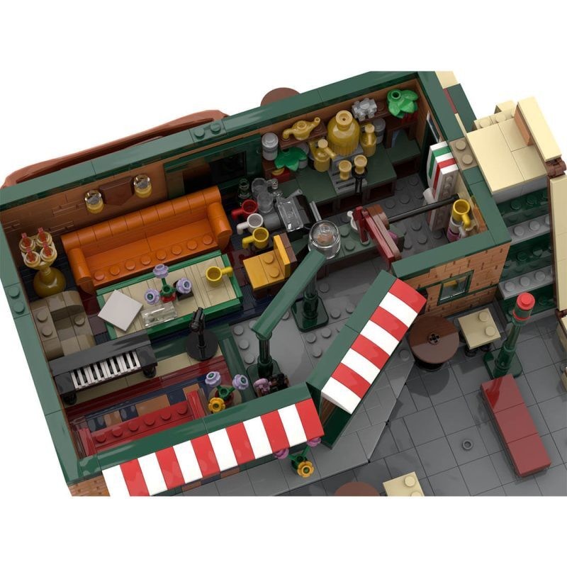 Compatible Modular Building Alt Build with Interior Model 2668 Pieces