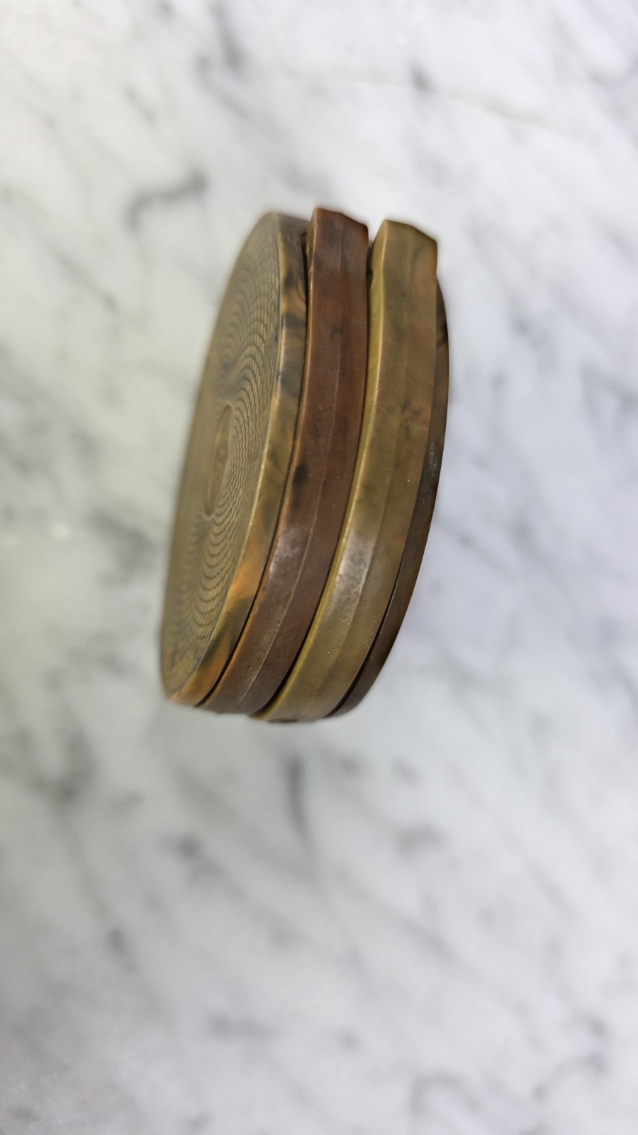 Vintage Atco Bakelight Double Pocket Magnifier