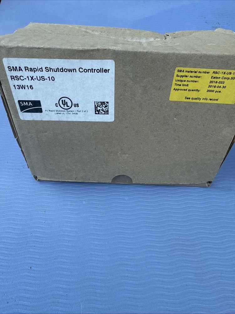SMA RSC-1X-US-10 Rapid Shutdown Controller New