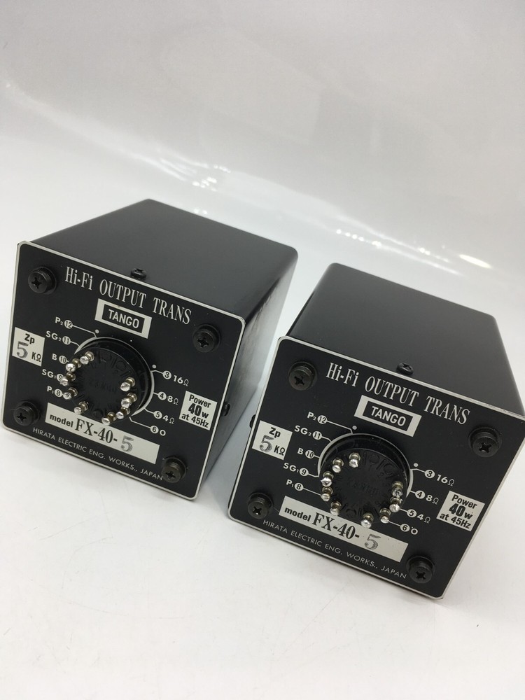 TANGO FX-40-5 Pair Output Transformers for Vacuum Tube Amplifiers WalkingTested