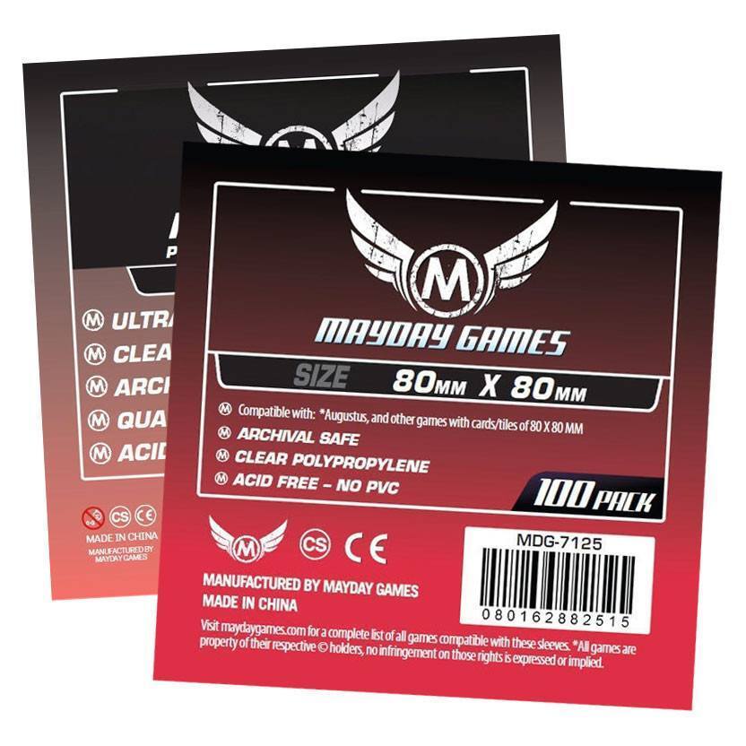 Square Card Sleeves - Medium (80x80mm)