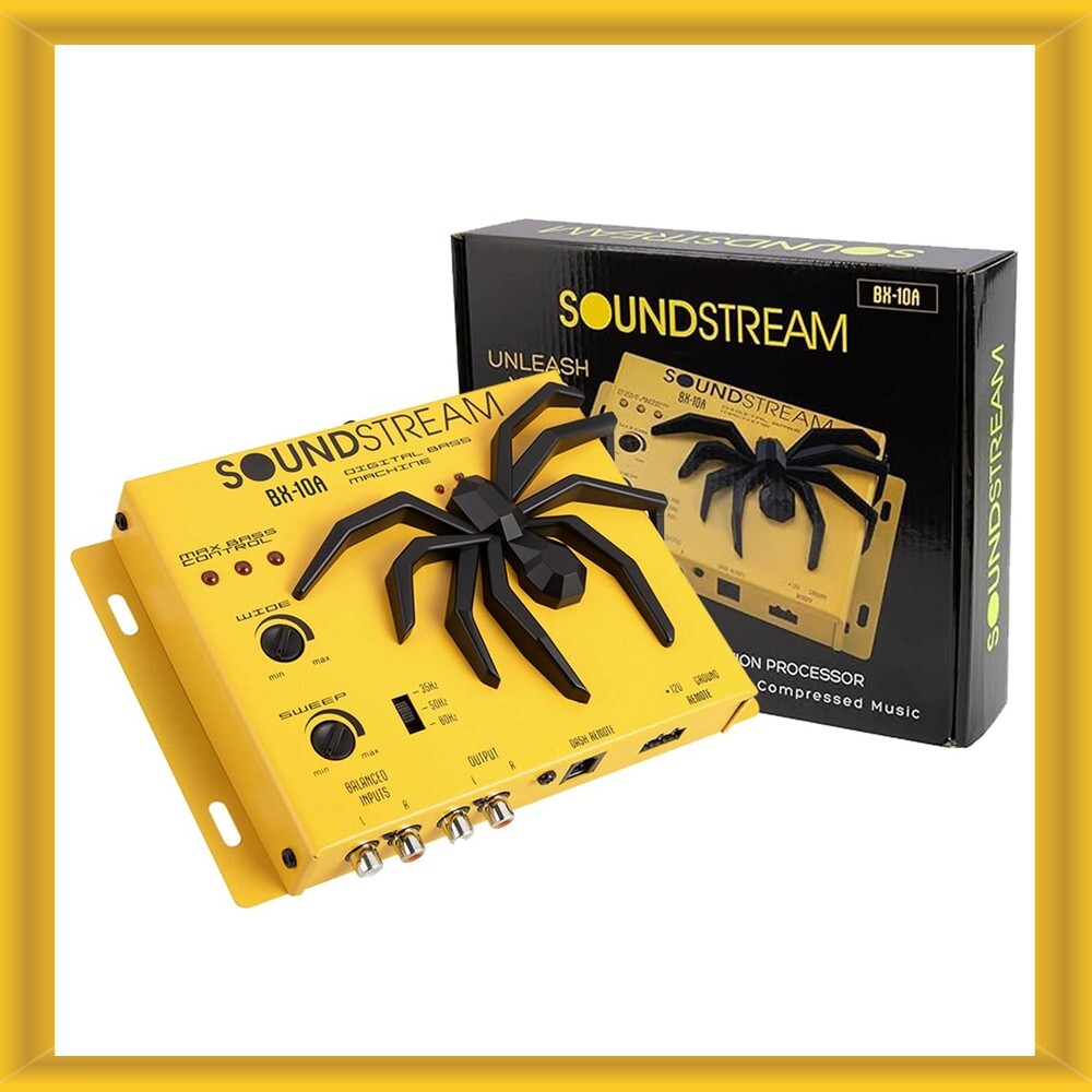 Soundstream BX-10 Digital Bass Reconstruction Processor Equalizer - Yellow
