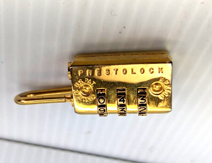 PrestoLock Travel Combination Lock Luggage Security 2" Backpack 2 pack