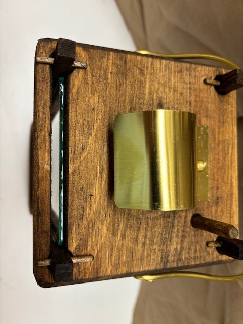 CIVIL WAR REENACTMENT WOODEN LANTERN