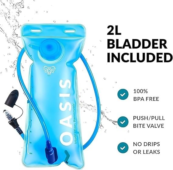 Water Buffalo Hydration Backpack Lightweight Hydration Pack with 2L Water Blader