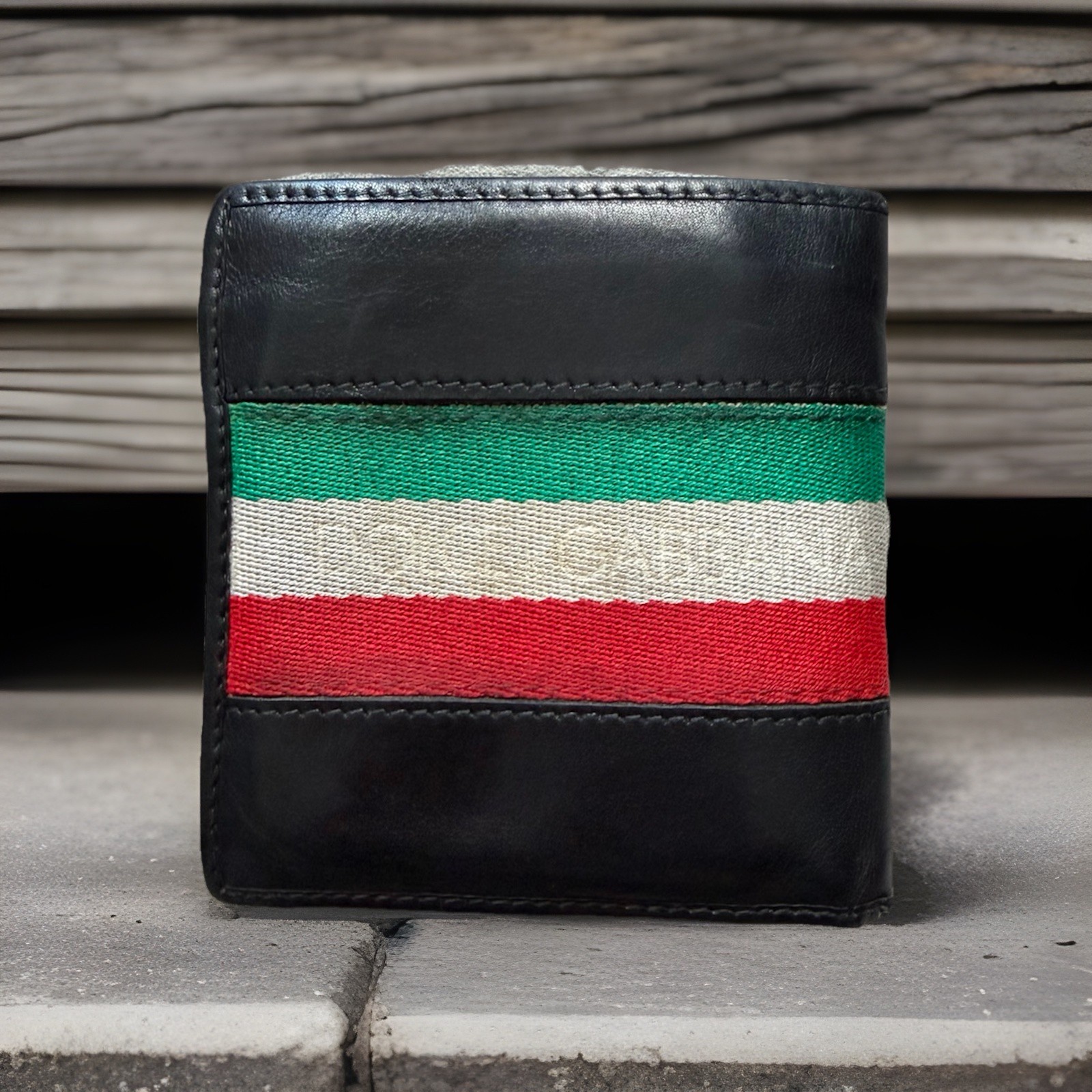 Used Authentic Leather Dolce & Gabbana Bi Fold wallet with COA