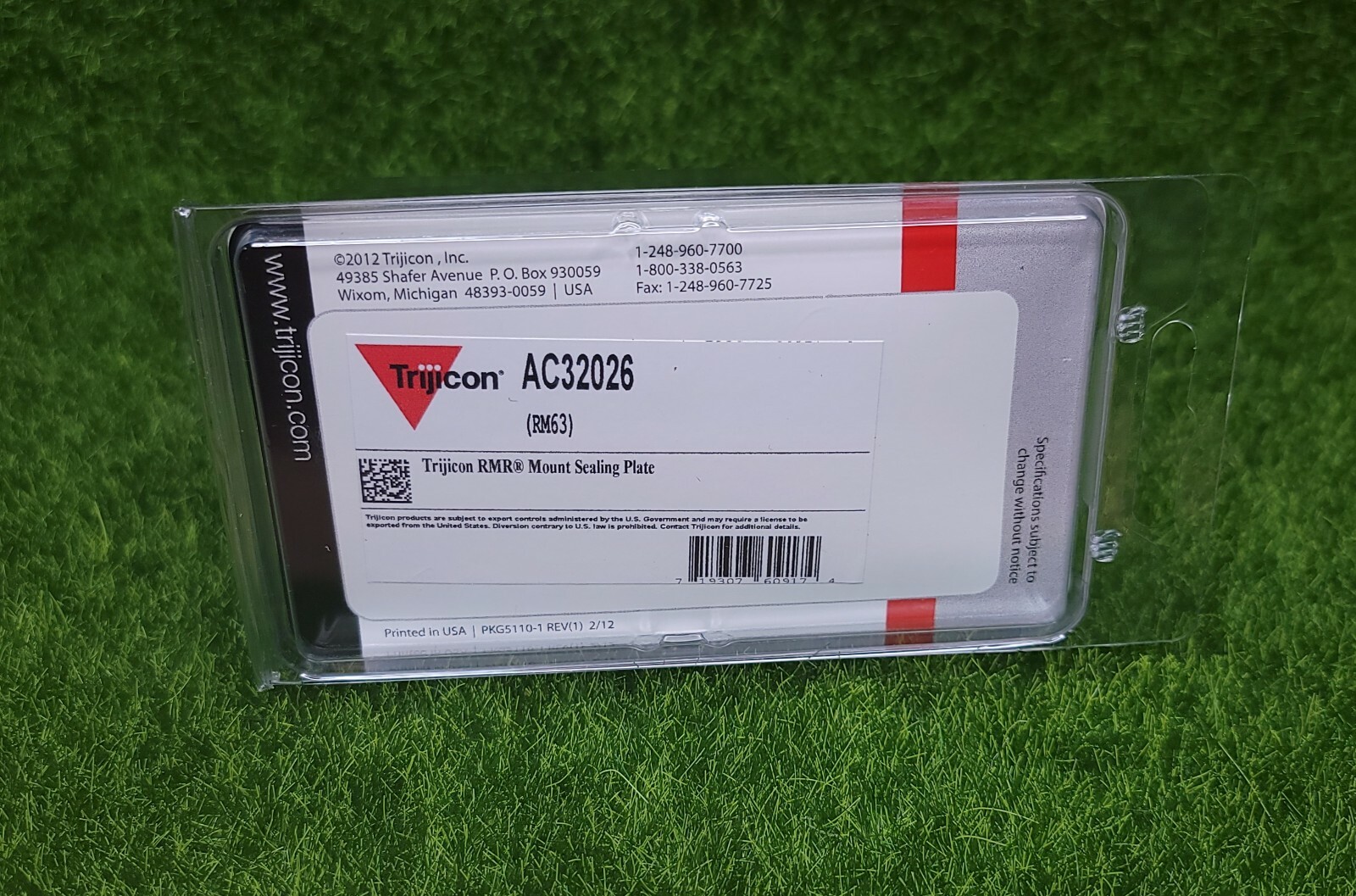 Trijicon RM63 RMR Mount Sealing Plate Red Dot Sight Mount - AC32026