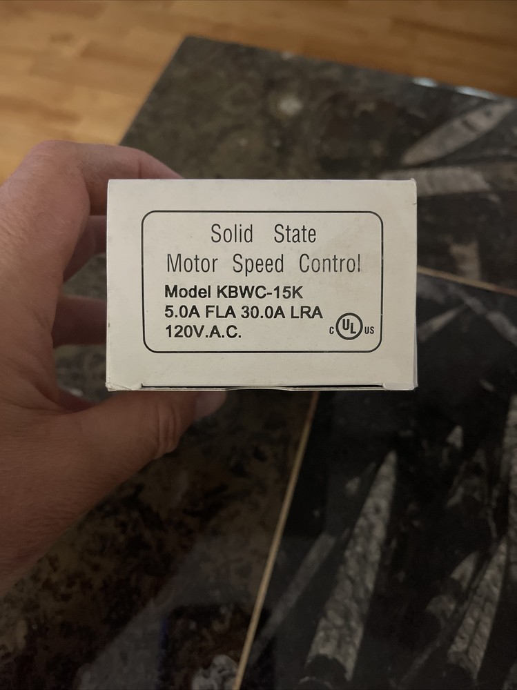 NEW KB ELECTRONICS KBWC-15K SOLID STATE MOTOR CONTROL SPEED SWITCH