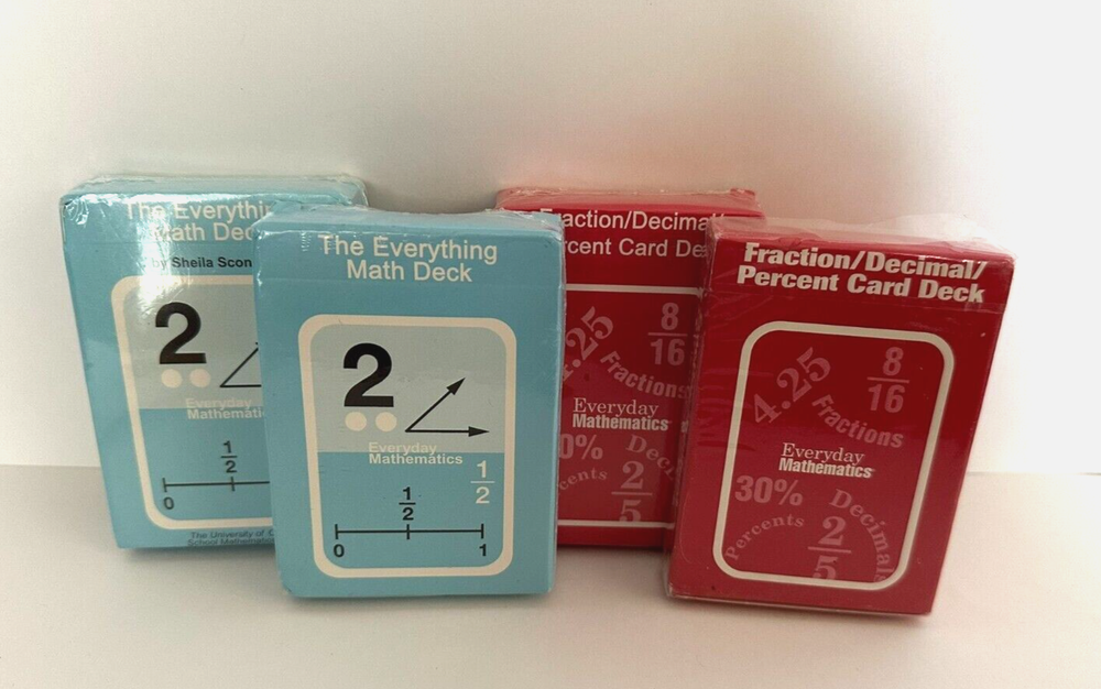 Everyday Mathematics 2- Everything Math Deck & 2 Fraction/Decimal/Percent Cards