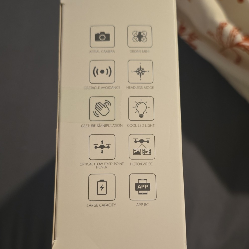 K5 Quadcopter Drone with Camera, Obstacle Avoidance, Gesture, LED Light