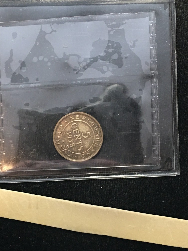 1938 ICCS Graded Newfoundland, 5 Cent, **MS-64**