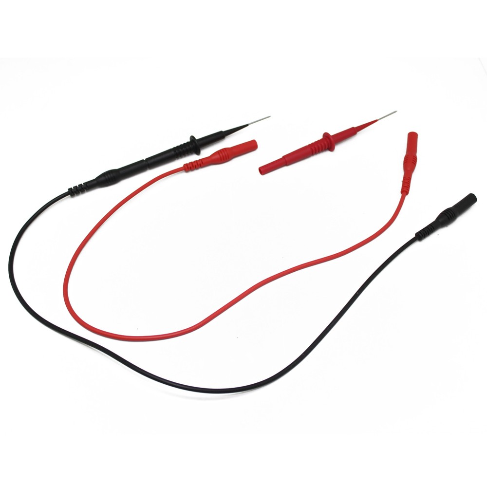 Aidetek sharp stainless needle test leads 4multimeter 600V 1A4mm socket 4FLUKE