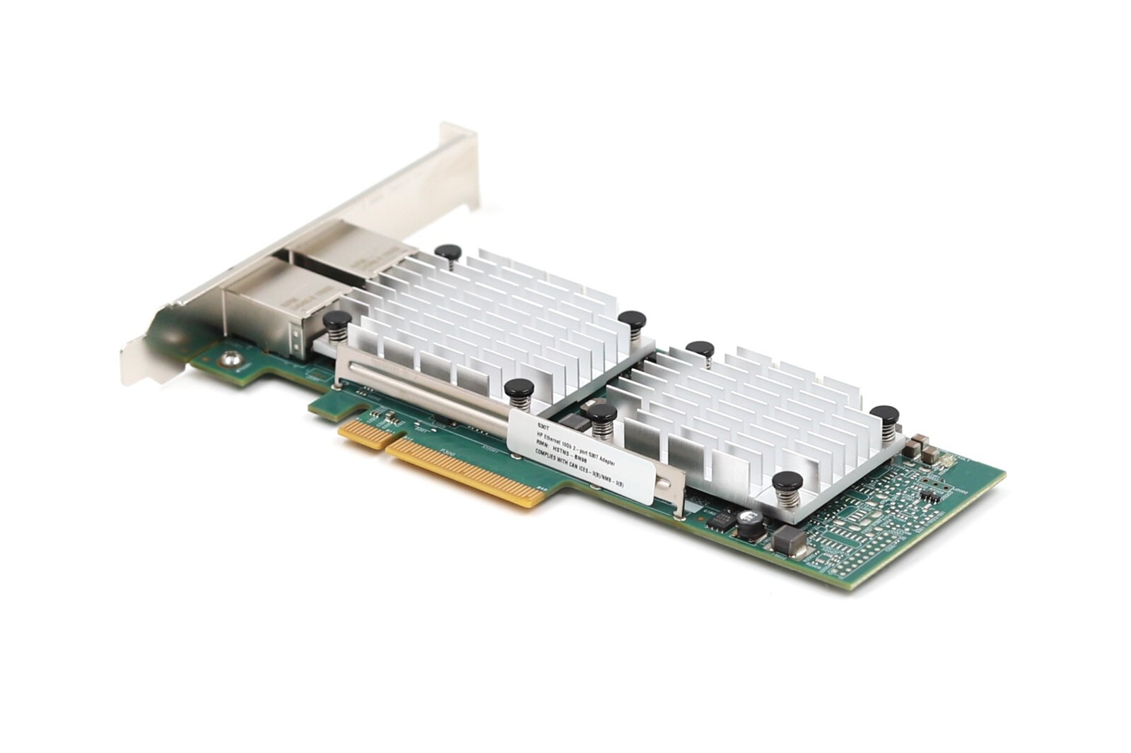 HP 530T 10GB Dual Port PCIe Ethernet Adapter High Profile P/N: 656594-001 Tested