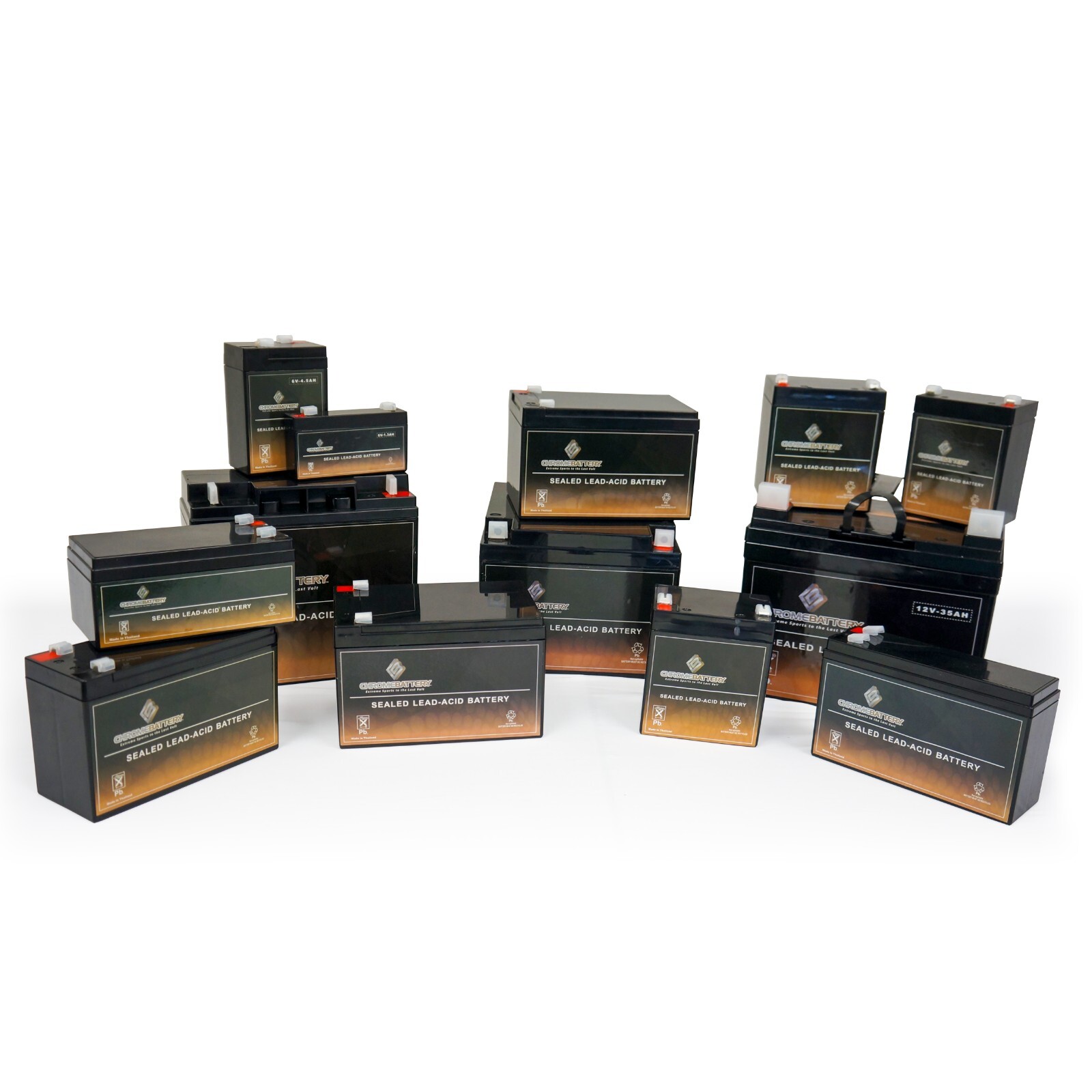 Chrome Sealed Lead Acid Battery - 12V 35 20Ah 18AH 12AH 10Ah 9AH 7AH 5AH