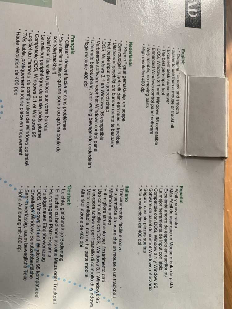 Touch Pad Microsoft Version New w/box