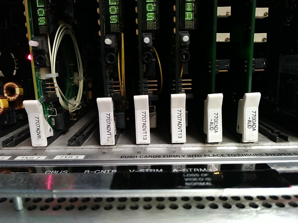 Evertz 7700FR Multiframe With Many SD Card