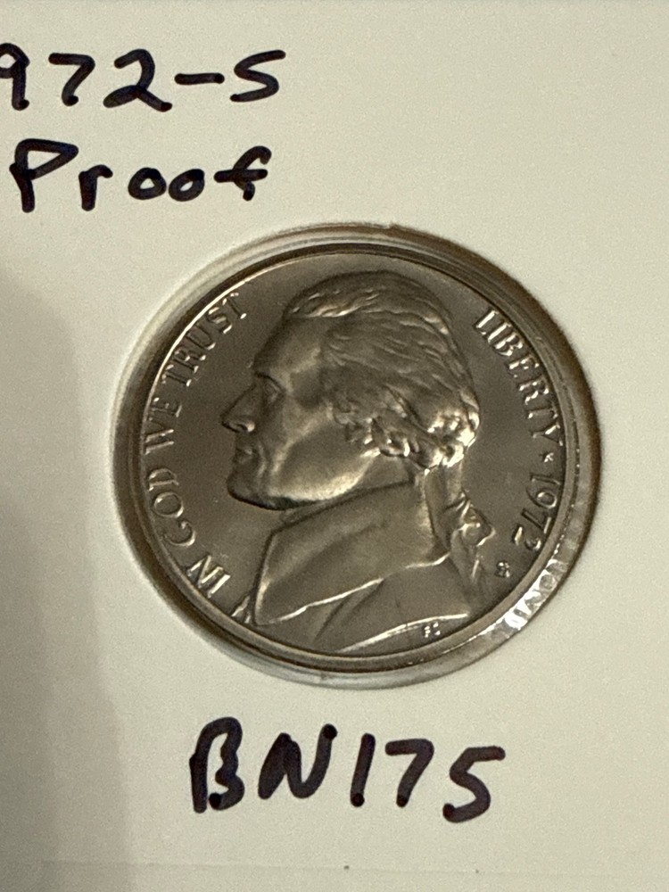 1972-S Jefferson Nickel Proof