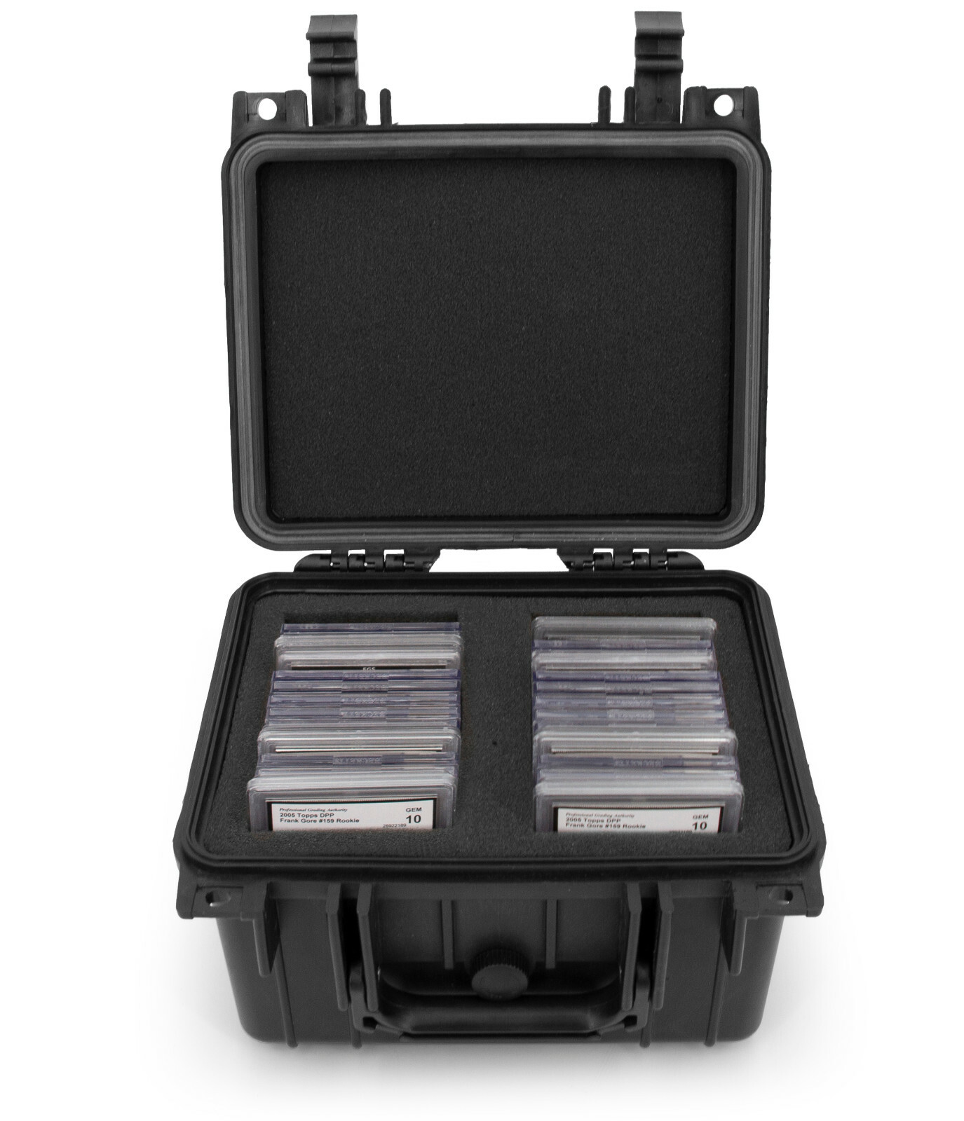 CM Graded Card Case Storage Box for 40 Graded Sports Trading Cards, Waterproof