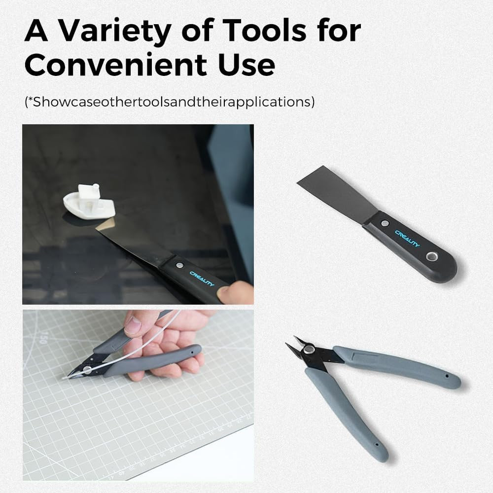 3D Printer Tool Wrap Kit Pro, 74Pcs Assembly/Removal/Filament Tool Wrap Kit